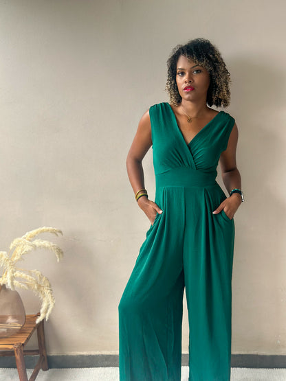 Combinaison pantalon vert de lune