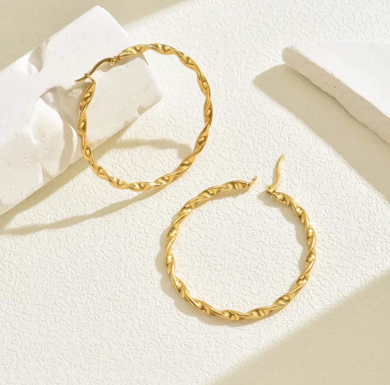 Créoles rayon doré