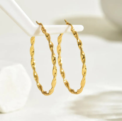 Créoles rayon doré