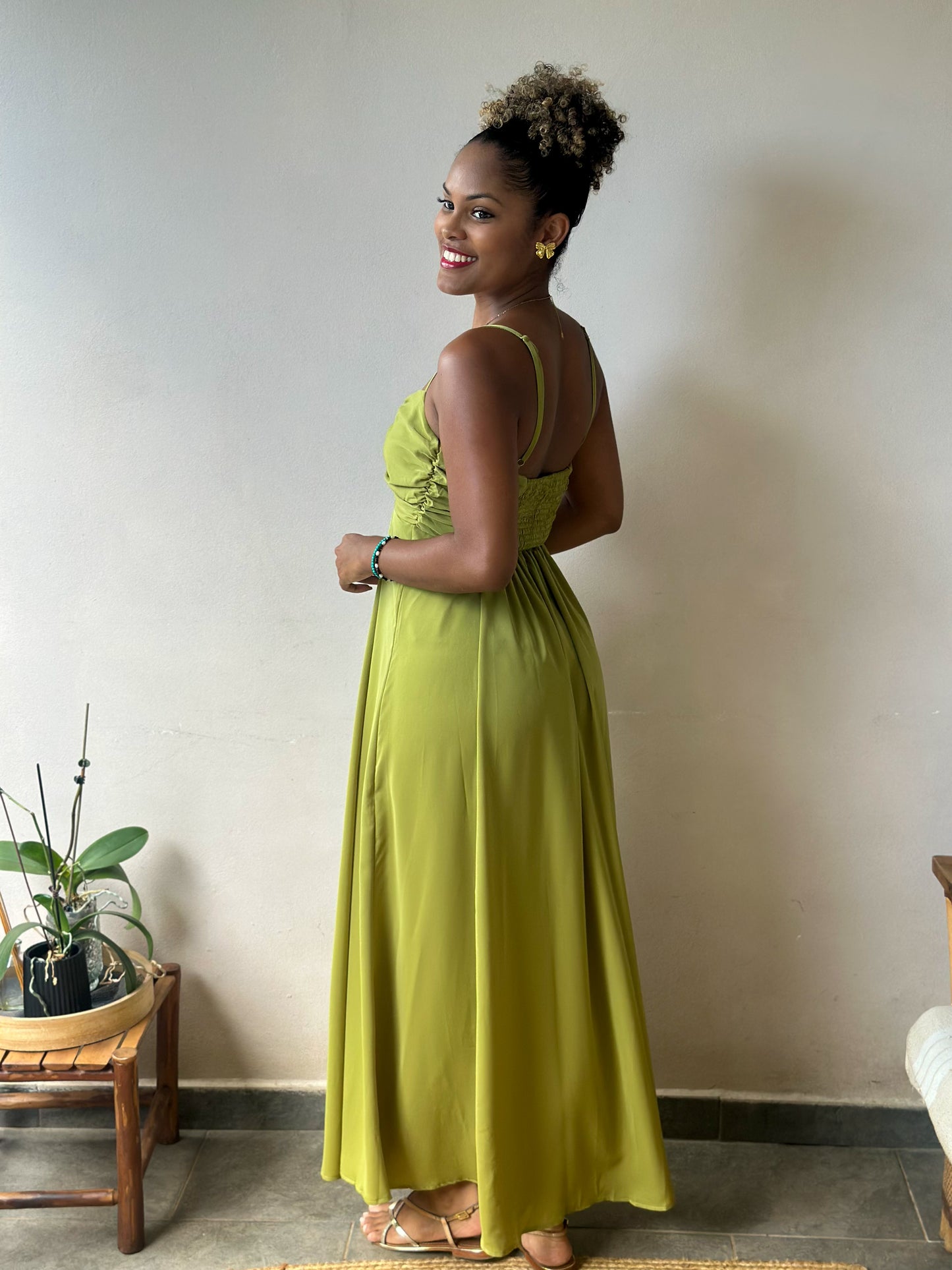 Robe Olive Assilem Shop