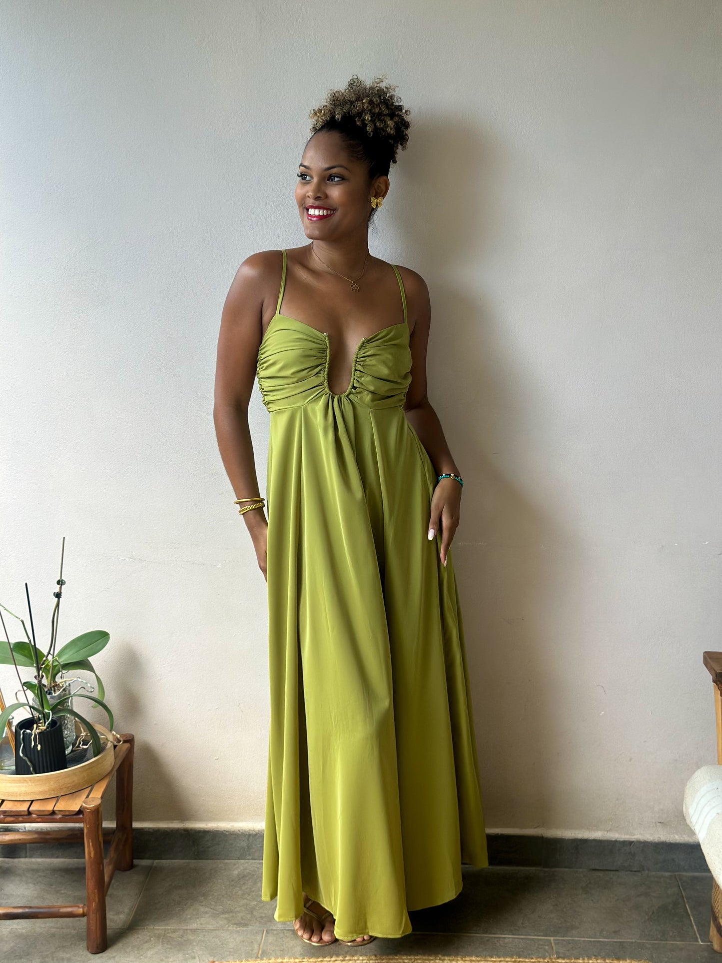 Robe Olive Assilem Shop