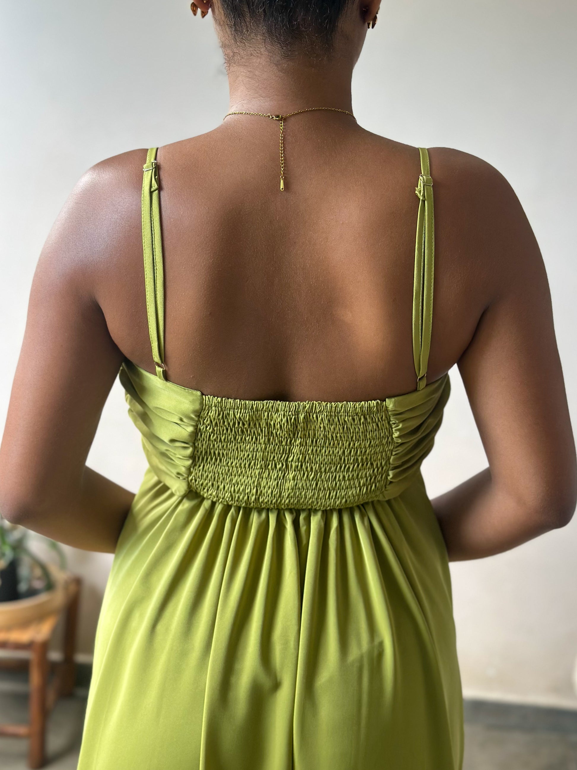 Robe Olive Assilem Shop dos